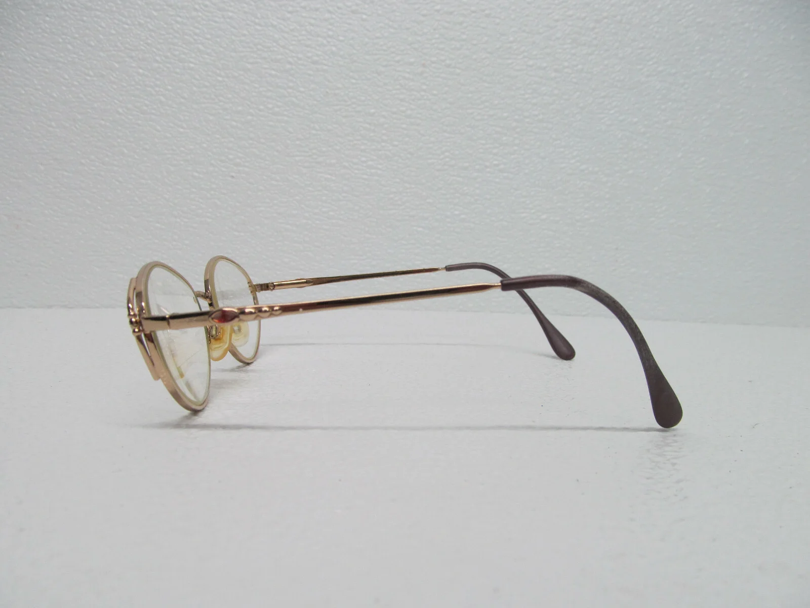 Designer Brand Decorative Frame Eyeglasses 54[]17 Gold/Red Frame 2
