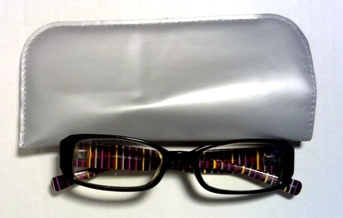 Designer Tempo+ HE 700 BK 52-19-140 Rectangular Full Rim Eyeglasses Frames 3