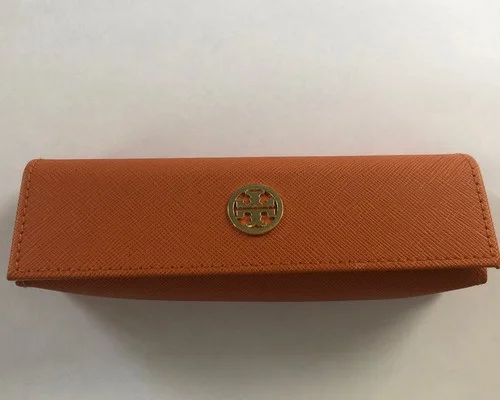 Designer Tory Burch Eyeglasses Case with Magnetic Closure