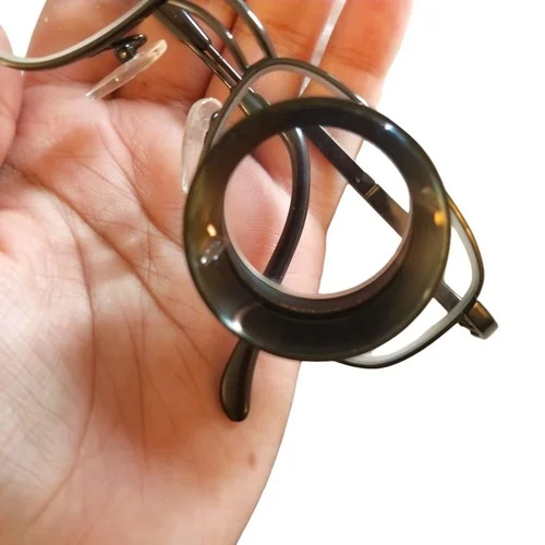 Designs For Vision Inc. Telescopic Brown Eyeglasses For Low Vision & Hard Case 3
