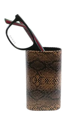 Desktop Authentic Designer Eyeglass Holder CA-503N Syn. Leather 3 Color Options