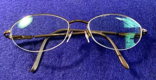 Destiny Eyeglass Frame Cleo 54[]18-140 Brown Decorative Metal Flex Hinge