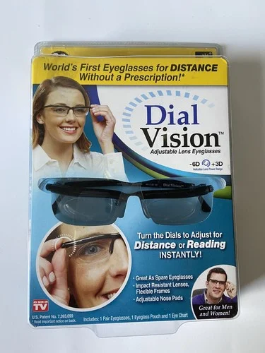 Dial Vision Adjustable Lens Eyeglasses For Distance Or Reading 3