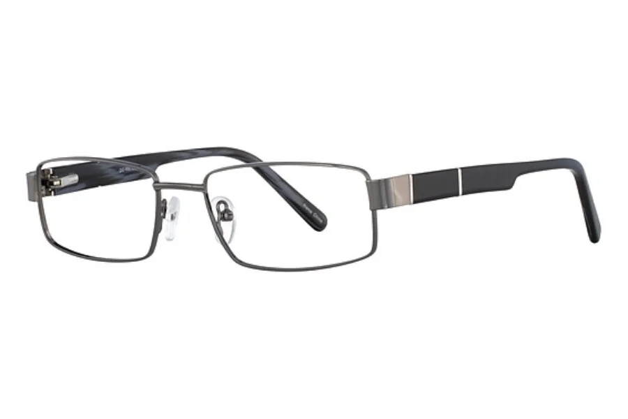 DICAPRIO BY CAPRI OPTICS DC 111 EYEGLASSES FRAME GUNMETAL 52-18-140