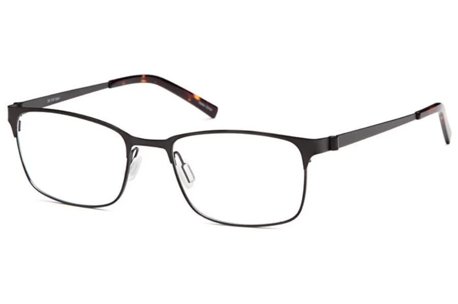 DICAPRIO BY CAPRI OPTICS DC 310 EYEGLASSES FRAME BLACK, BROWN, 52-18-140 2