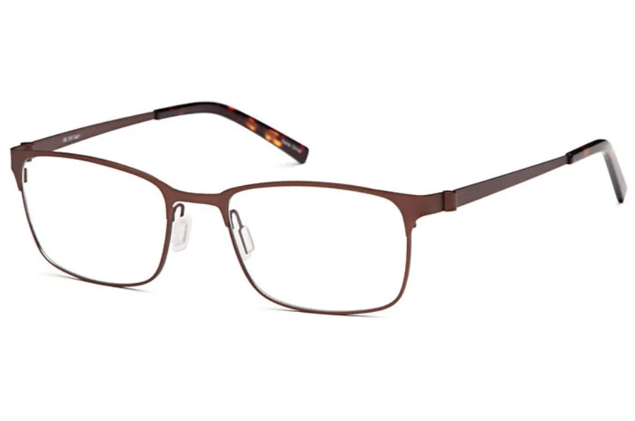 DICAPRIO BY CAPRI OPTICS DC 310 EYEGLASSES FRAME BLACK, BROWN, 52-18-140 3
