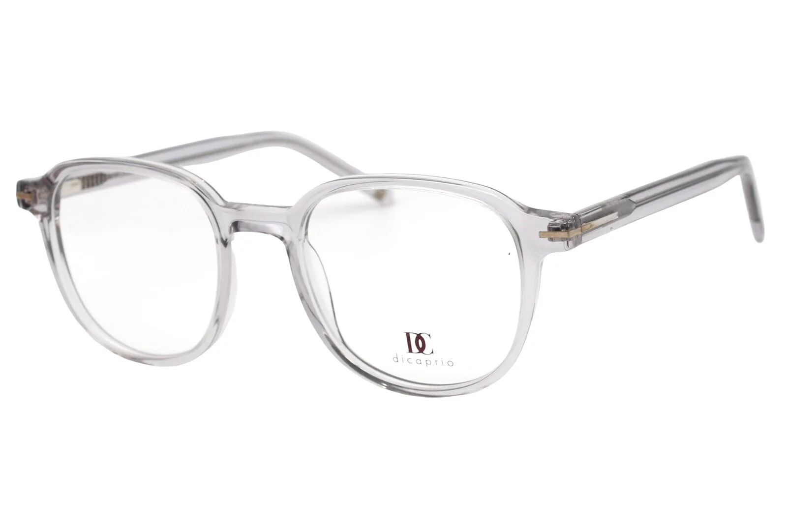 Dicaprio Capri DC367 Crystal Gray Gold Unisex Plastic Eyeglasses 51-20-145