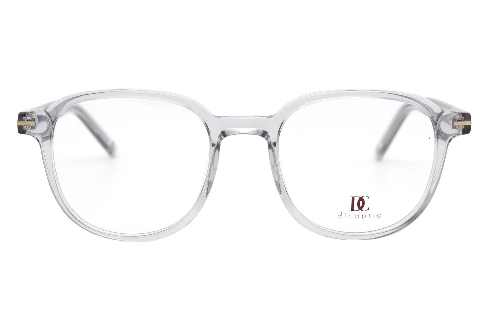 Dicaprio Capri DC367 Crystal Gray Gold Unisex Plastic Eyeglasses 51-20-145 2