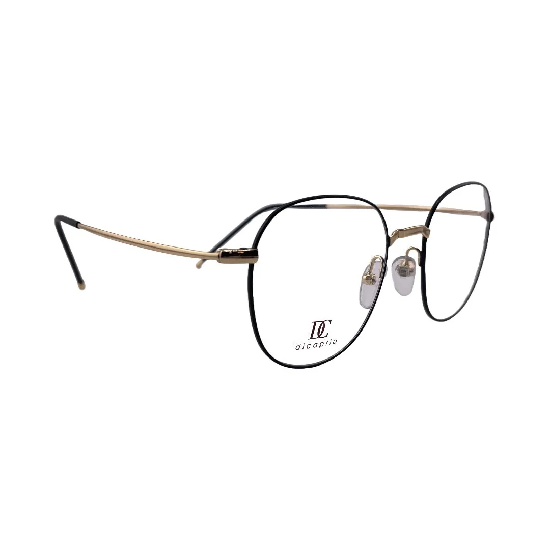 Dicaprio DC190 Black / Gold Kids Eyeglasses Frames 46mm 20mm 140mm