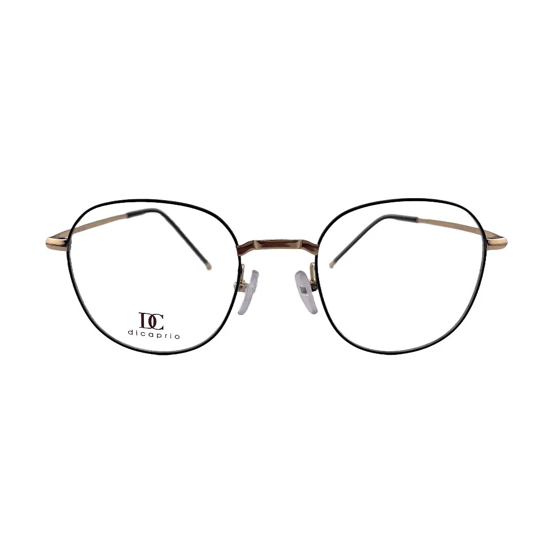 Dicaprio DC190 Black / Gold Kids Eyeglasses Frames 46mm 20mm 140mm 2