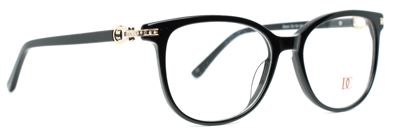 DICAPRIO DC323 Black Womens Cat Eye Full Rim Eyeglasses 52-18-140 B:43 3