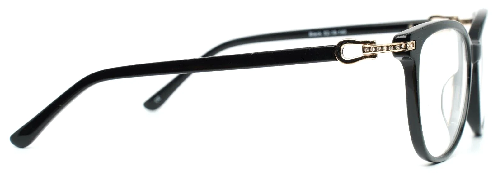 DICAPRIO DC323 Black Womens Cat Eye Full Rim Eyeglasses 52-18-140 B:43 4