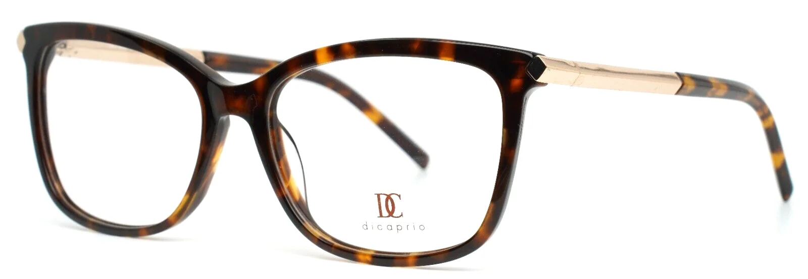 DICAPRIO DC332 Tortoise Gold Womens Cat Eye Full Rim Eyeglasses 54-16-140 B:41