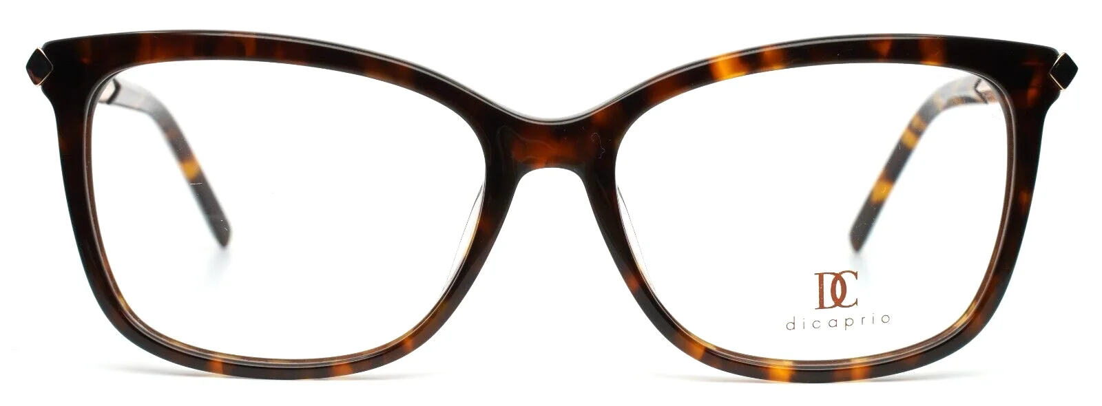 DICAPRIO DC332 Tortoise Gold Womens Cat Eye Full Rim Eyeglasses 54-16-140 B:41 2