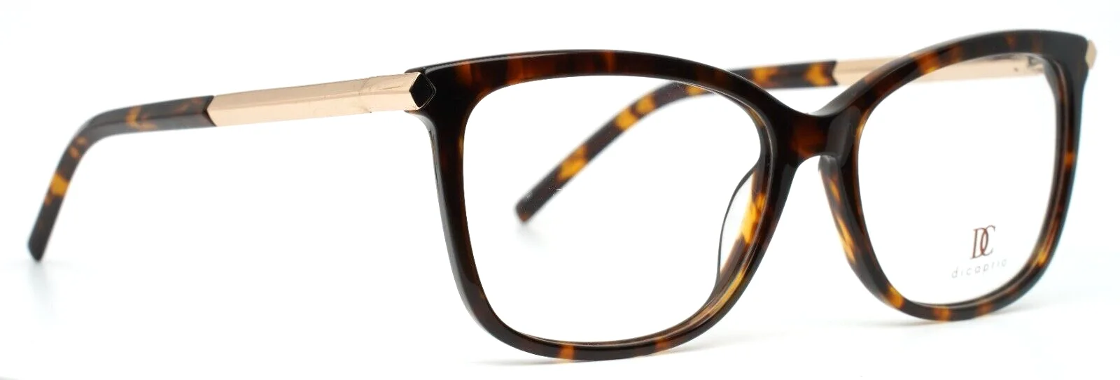 DICAPRIO DC332 Tortoise Gold Womens Cat Eye Full Rim Eyeglasses 54-16-140 B:41 3