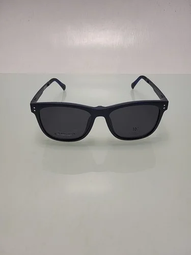 Dicaprio DC403 CLIP Navy Eyeglasses With Sunglasses Clip-on 3