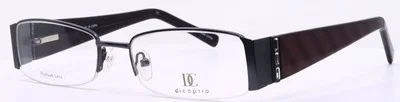 DiCaprio DC50 CAPRI Striped Grey 53-17-140 Eyeglass Frames Flex Hinges D297