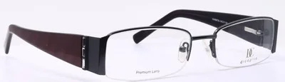 DiCaprio DC50 CAPRI Striped Grey 53-17-140 Eyeglass Frames Flex Hinges D297 2