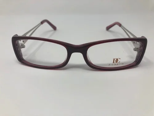 DiCaprio DC58 Capri Eyeglass Frames Burgundy/Silver 53/16/140 CG09 3
