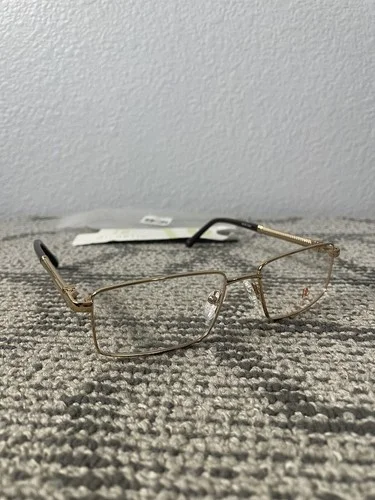DiCaprio Eyeglasses Eye Glasses Frames DC150 Capri Gold 54-18-145
