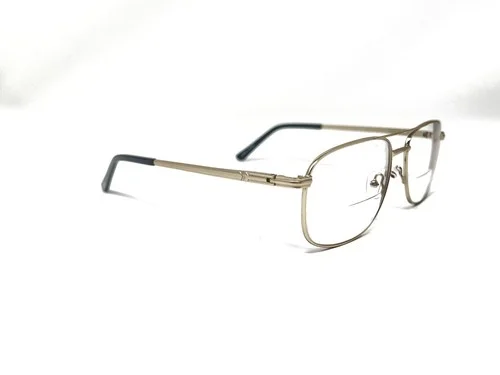 DICKIES DK100 FULL RIM METAL NAVIGATOR EYEGLASS FRAMES GOLD 57-17-145