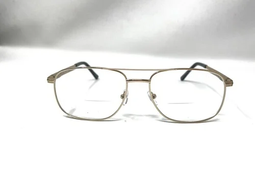 DICKIES DK100 FULL RIM METAL NAVIGATOR EYEGLASS FRAMES GOLD 57-17-145 3