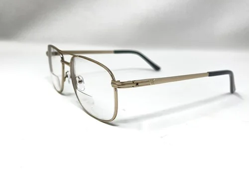 DICKIES DK100 FULL RIM METAL NAVIGATOR EYEGLASS FRAMES GOLD 57-17-145 4