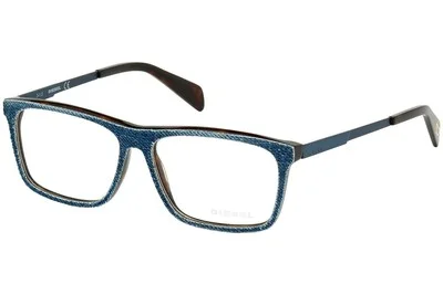 Diesel DL5153 056 Blue Rectangle Optical Frames 1
