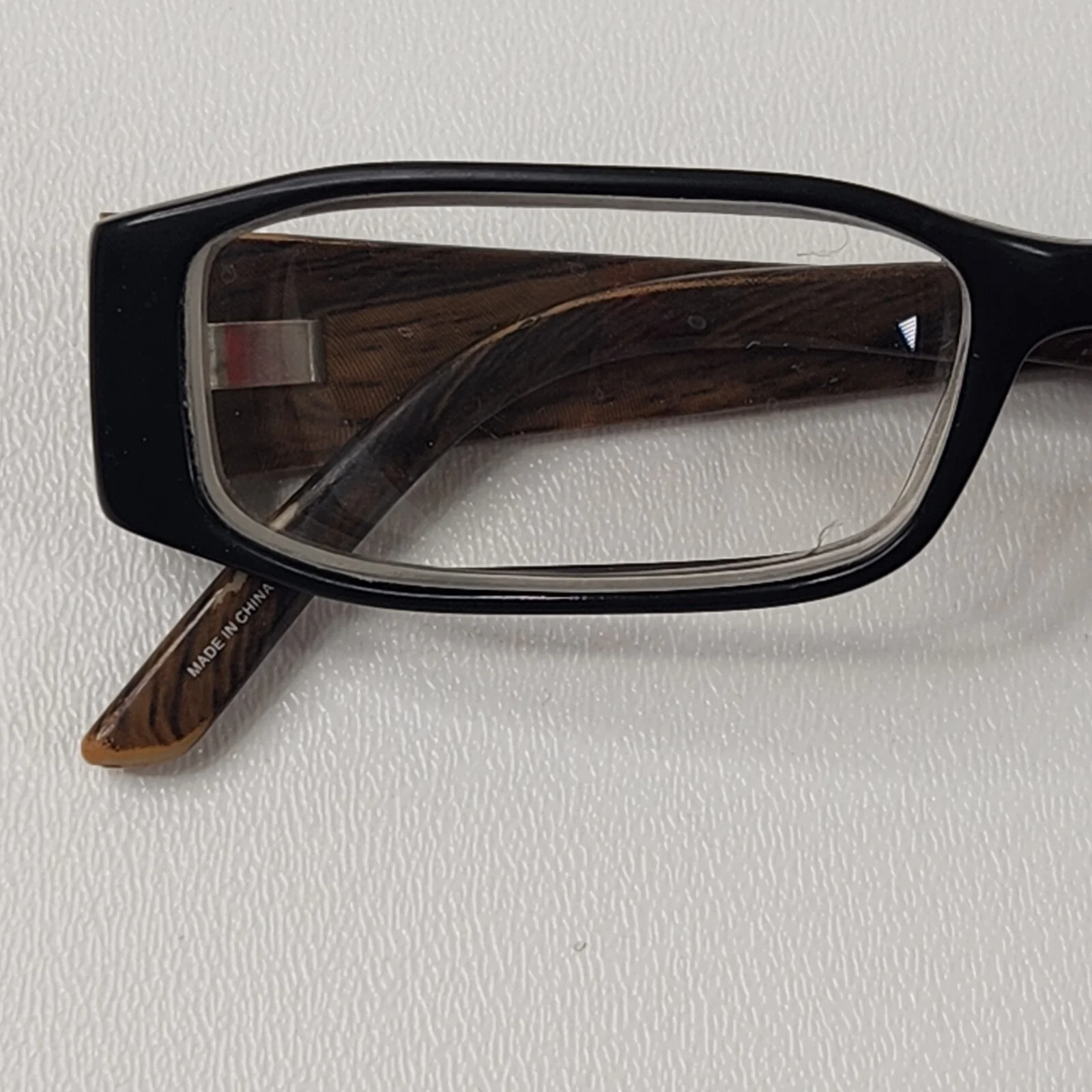 DIESEL Womens Eyeglasses 140 DV0082/A Wood Grain Rectangular Full Rim Frame 2