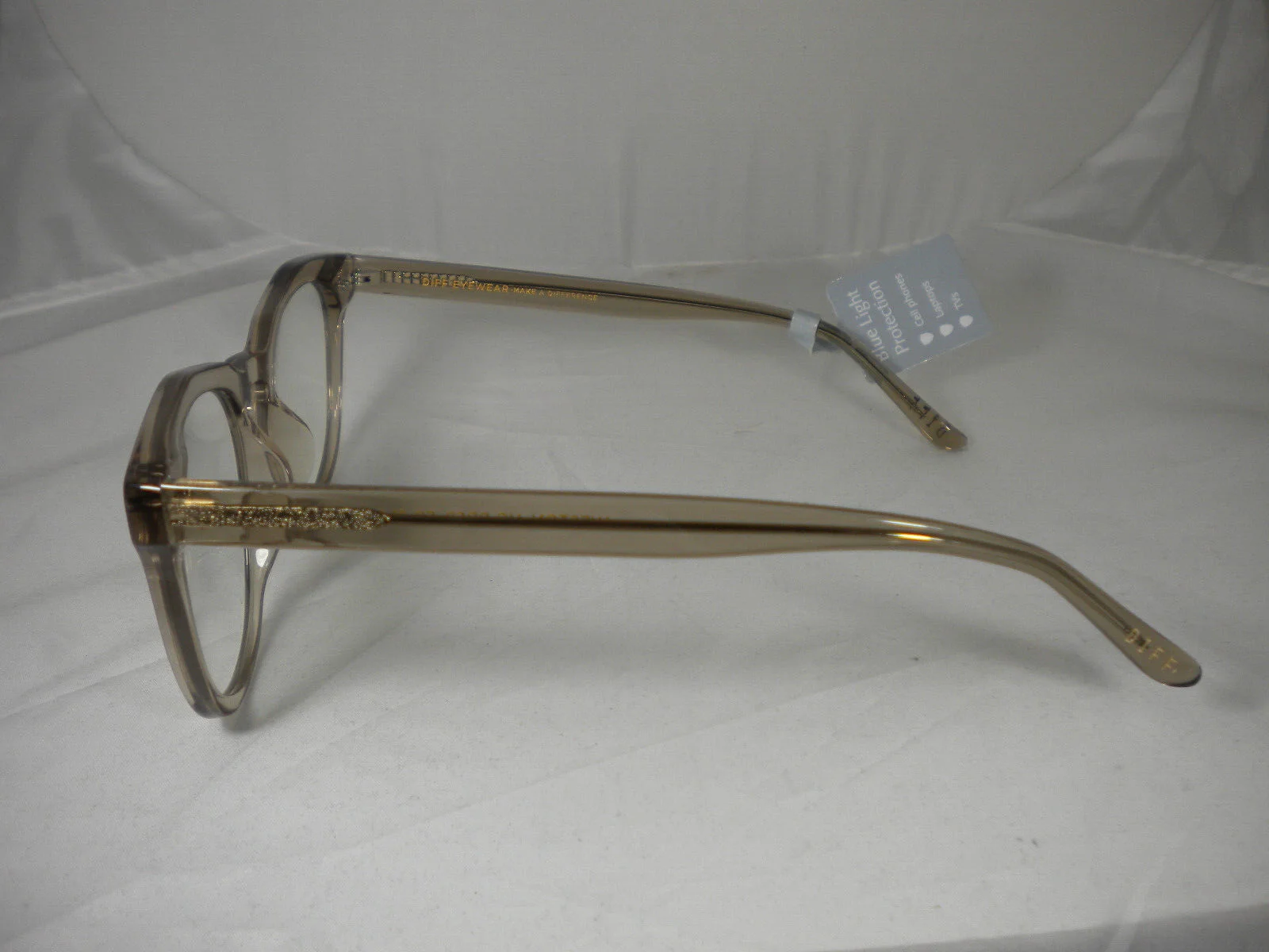 Diff Eyewear Blue Light Weston Vintage Crystal VC-BB62 (DEBL-21) 3