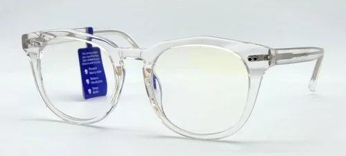 Diff Weston CL-BB62 Round Crystal Clear 50x21 145 Blue Light Eyeglasses 2