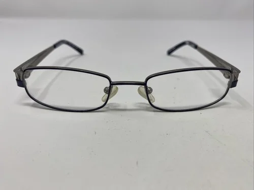 Digit SCANNER BLUE SLATE 47-18-130 Silver Full Rim Metal Eyeglasses Frame V408