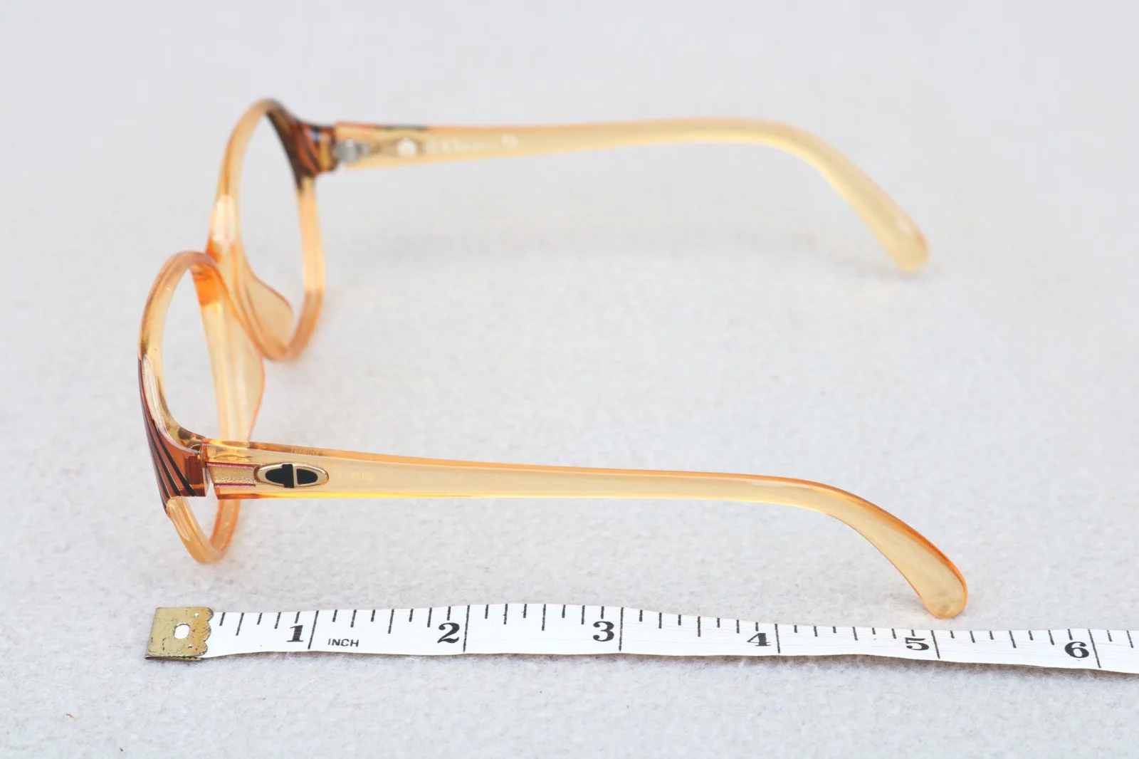 DIOR 80s VINTAGE Eyeglasses Retro 70s MCM Old Unusual Light Props Cosplay ZU 3