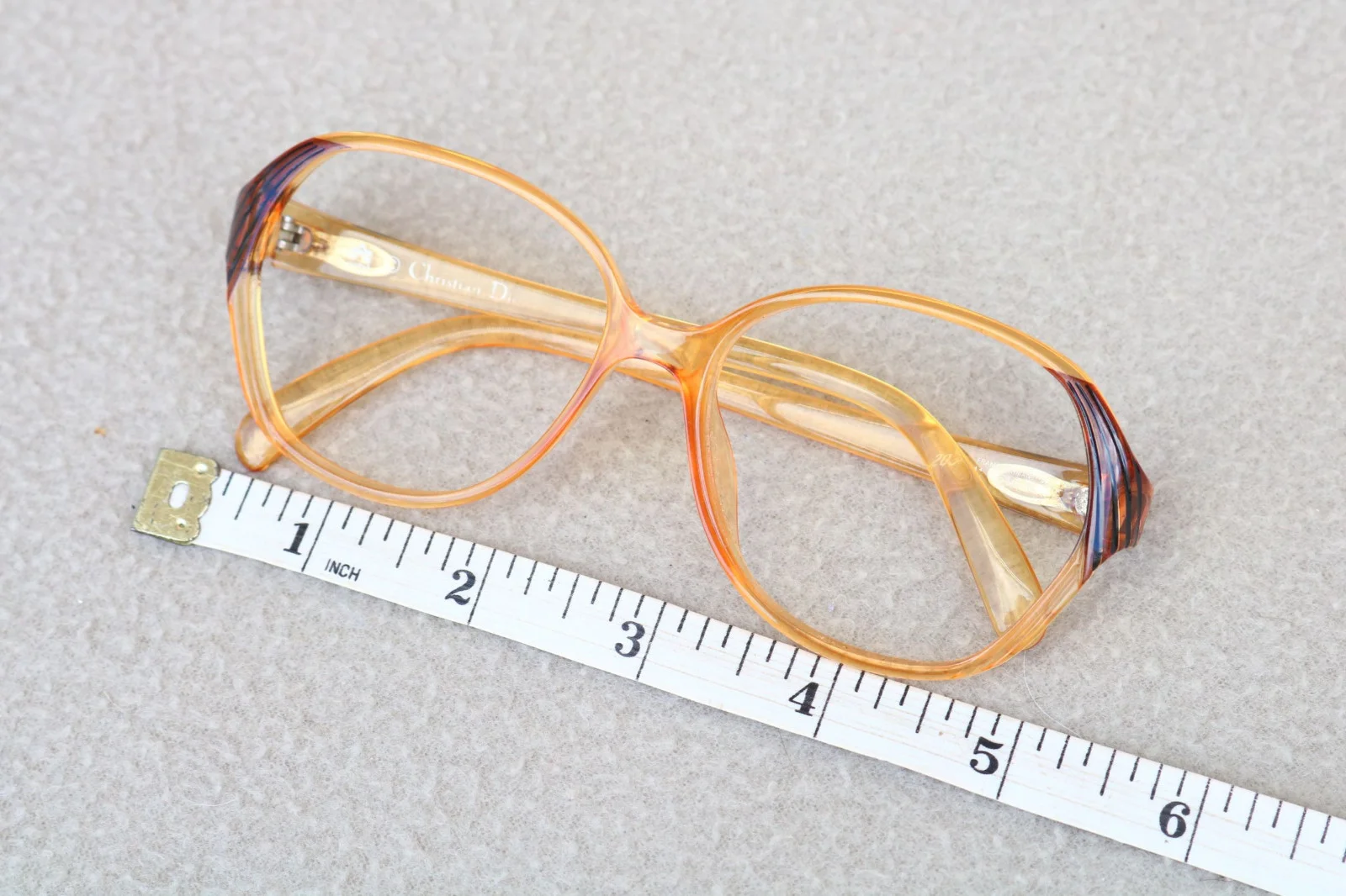 DIOR 80s VINTAGE Eyeglasses Retro 70s MCM Old Unusual Light Props Cosplay ZU 4