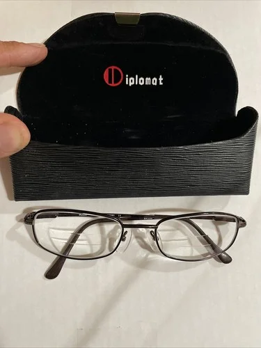 Diplomat Titanium D3001 Glasses Trifocals 54/20 Made In Japan 1