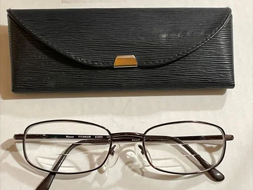 Diplomat Titanium D3001 Glasses Trifocals 54/20 Made In Japan 2