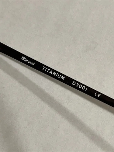 Diplomat Titanium D3001 Glasses Trifocals 54/20 Made In Japan 4
