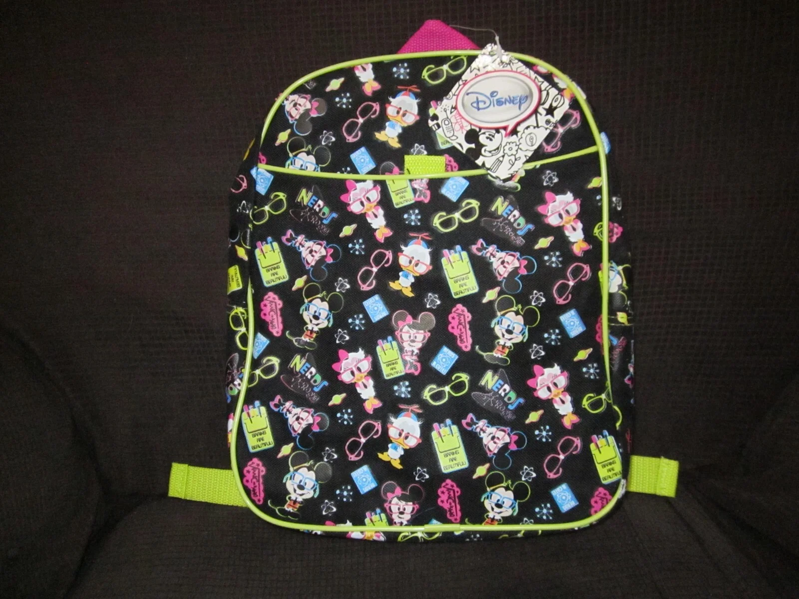 Disney Backpack Mickey Minnie Donald Daisy Preschool Toddler Small 10