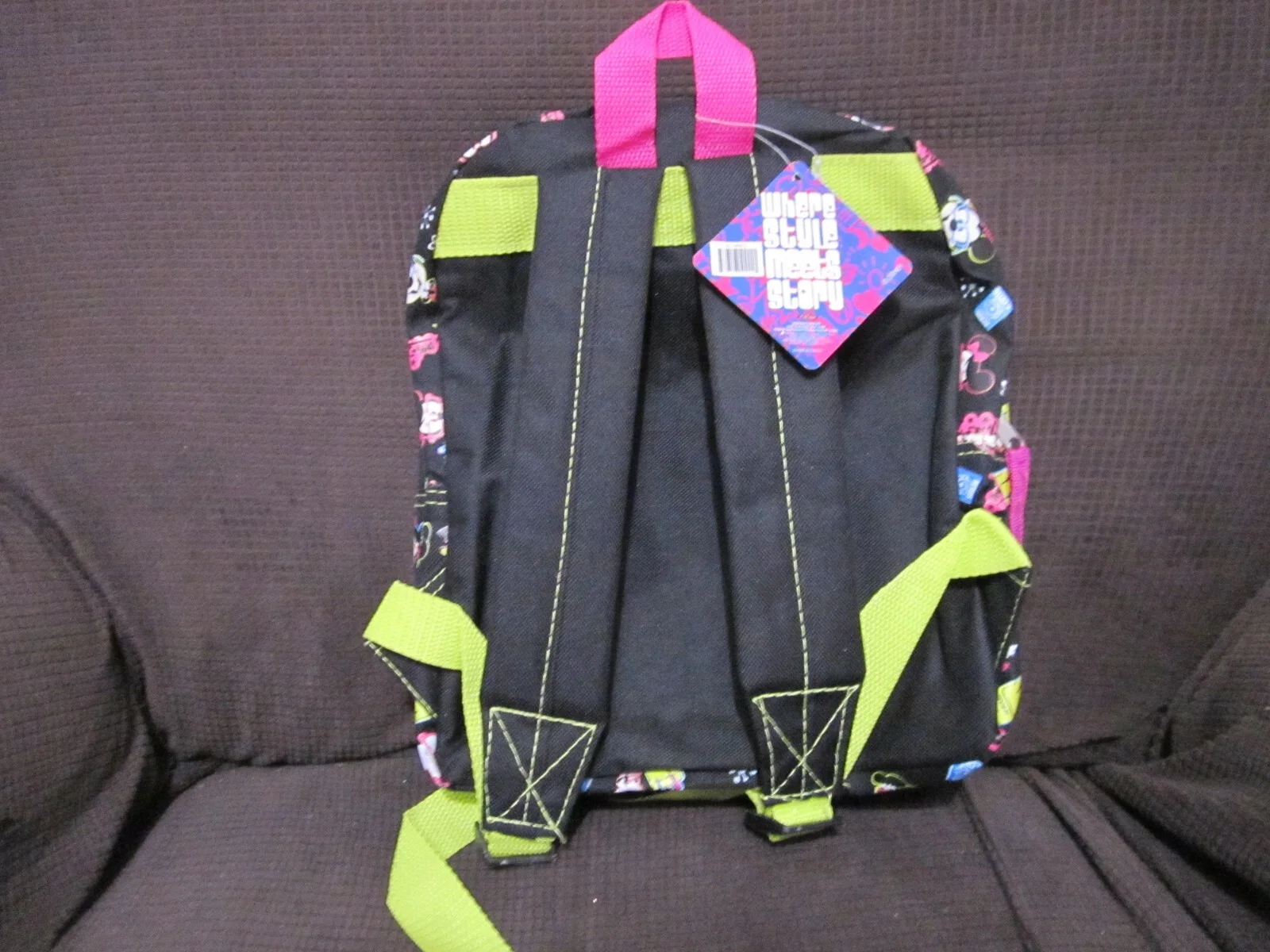 Disney Backpack Mickey Minnie Donald Daisy Preschool Toddler Small 10 4