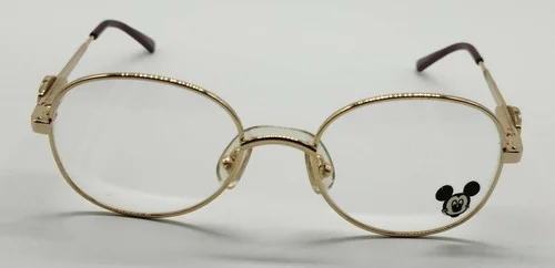 Disney MARCHON Mikey Eyeglasses Frames FRANCE 11 GOLD FLASH 120 KIDS $195.25. 3