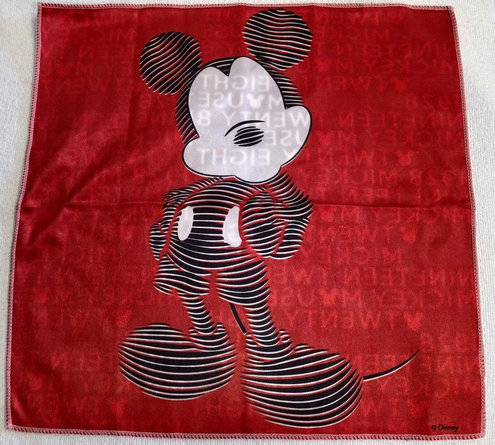 Disney Mickey Mouse 1928 Eye Glasses Cleaning Kit Spray Cloth Case 3