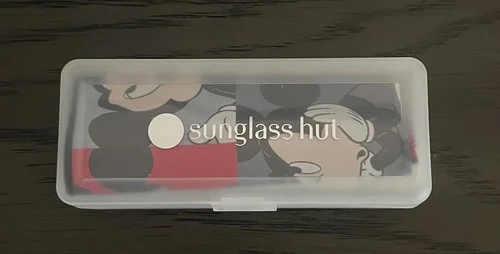Disney Mickey Mouse Expressions Eye Glasses Cleaning Kit Spray Cloth Case 2