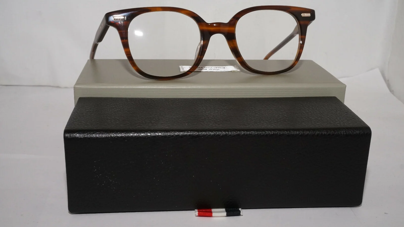 DITA Thom Browne Eyeglasses New Walnut TB-405-B-WLT-47 49 21 146 3