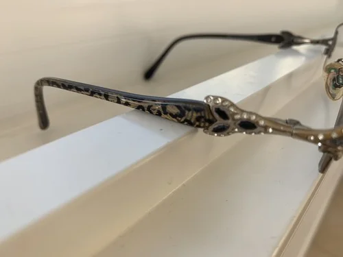 Diva by Easternstates Oval Shape Animal Print Sides Woman’s Eyeglass Frames 3