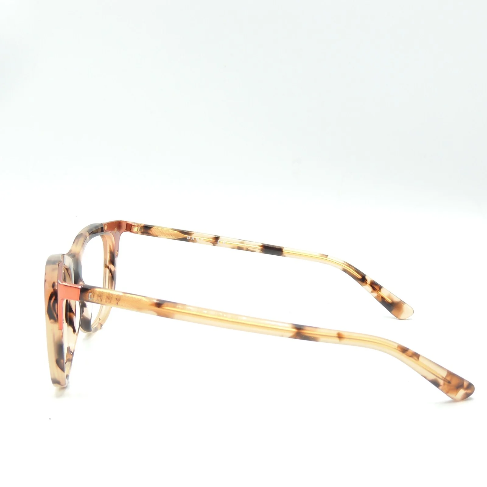 DKNY 4680 3731 Blonde Tortoise Eyeglass Frames 50 18 135 3