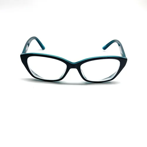 DKNY Black Teal Blue Clear Wayfarer Eyeglasses FRAME DY4668 3685 51-16 135 4