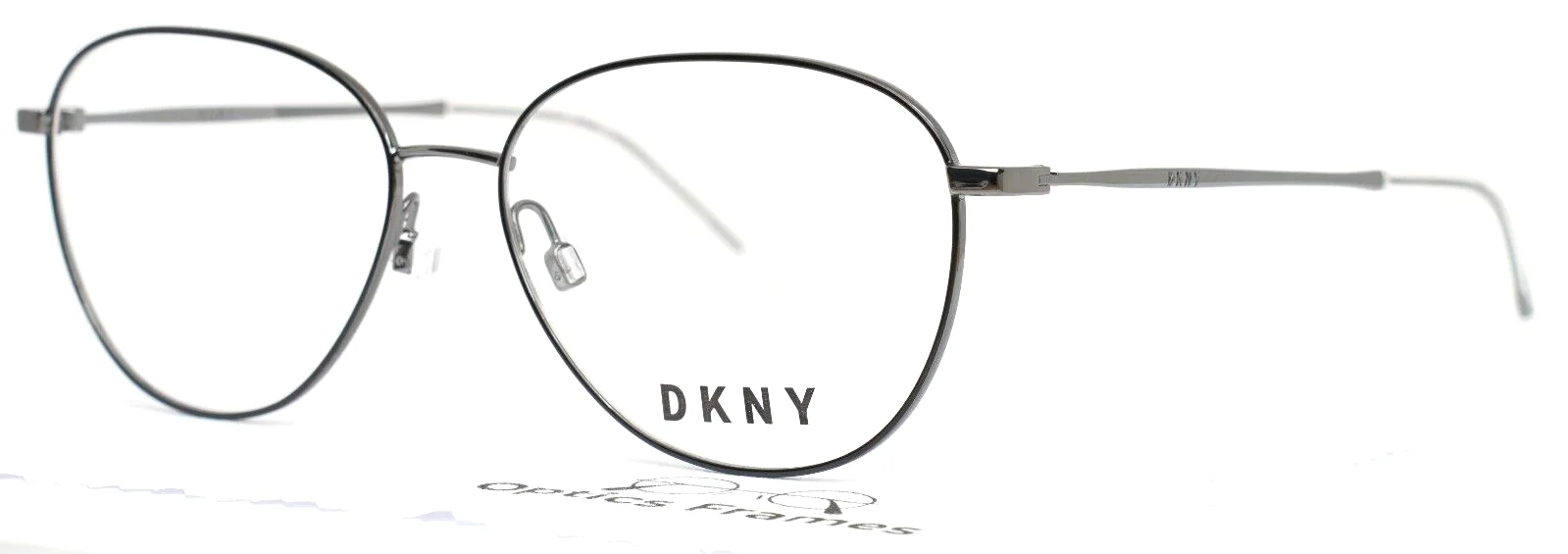 DKNY DK1020 001 Black Womens Teardrop Full Rim Eyeglasses 52-14-135 B:42