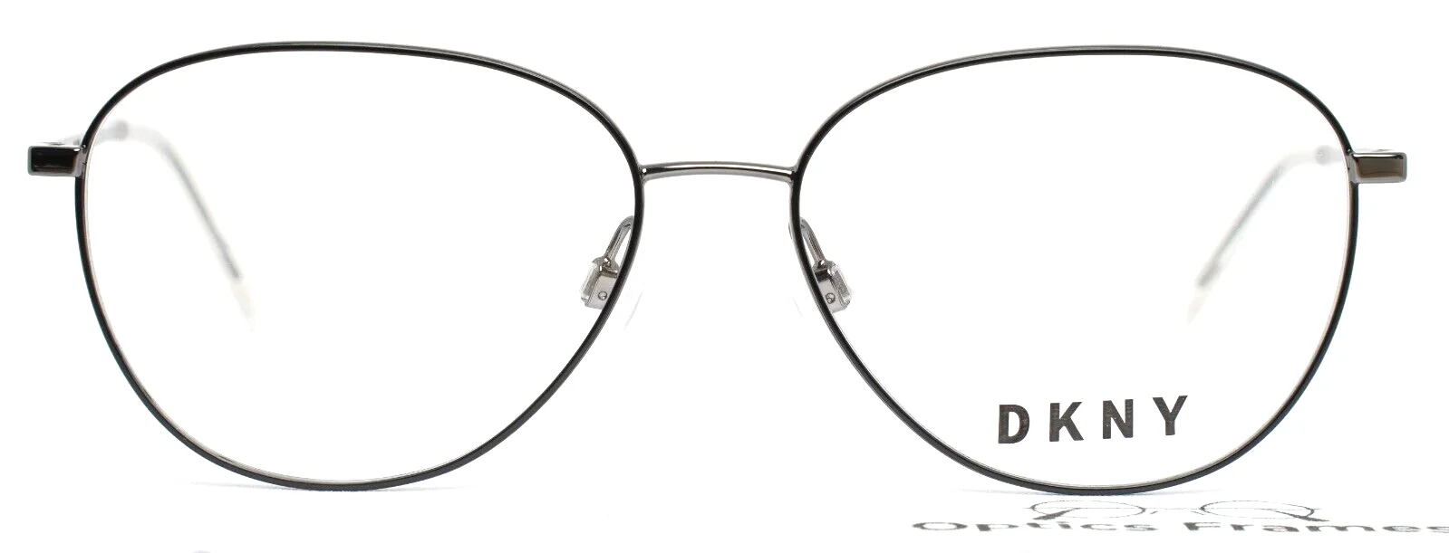 DKNY DK1020 001 Black Womens Teardrop Full Rim Eyeglasses 52-14-135 B:42 2