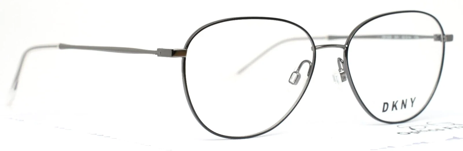 DKNY DK1020 001 Black Womens Teardrop Full Rim Eyeglasses 52-14-135 B:42 3