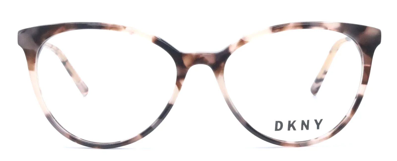 DKNY DK5003 265 Blush Tortoise Cat Eye Womens Eyeglasses Frames 53-16-`135 2